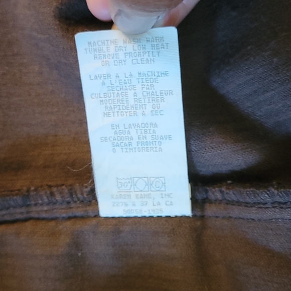 KAREN KANE Corduroy Zippered Jacket L - Picture 7 of 11